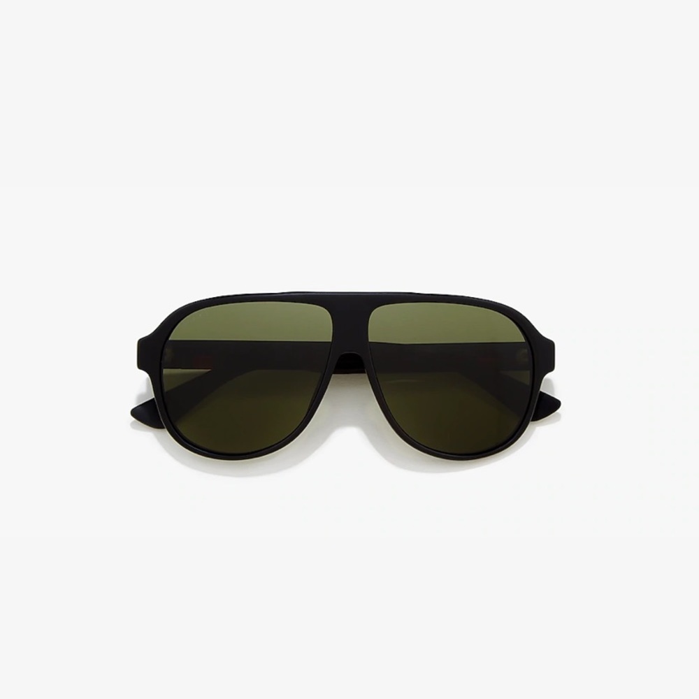 Authentic Gucci Aviator Sunglasses in matte black
